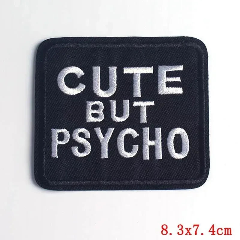 Cute Punk Embroidery Patch - Iron-On DIY Customization - Accessories