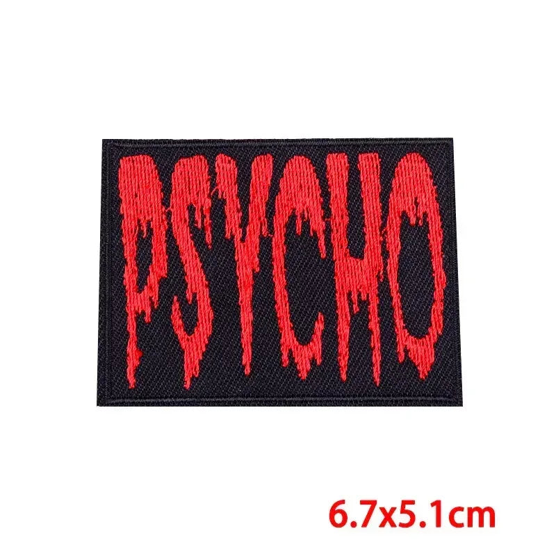 Cute Punk Embroidery Patch - Iron-On DIY Customization - Accessories