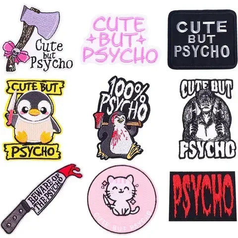 Cute Punk Embroidery Patch - Iron-On DIY Customization - Accessories