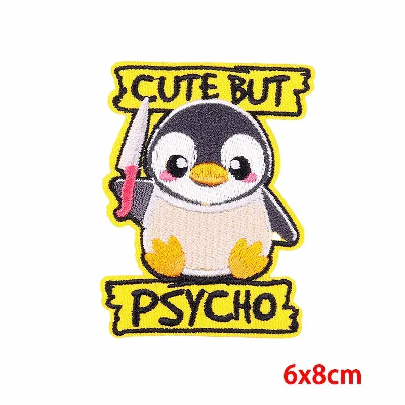 Cute Punk Embroidery Patch - Iron-On DIY Customization - Accessories