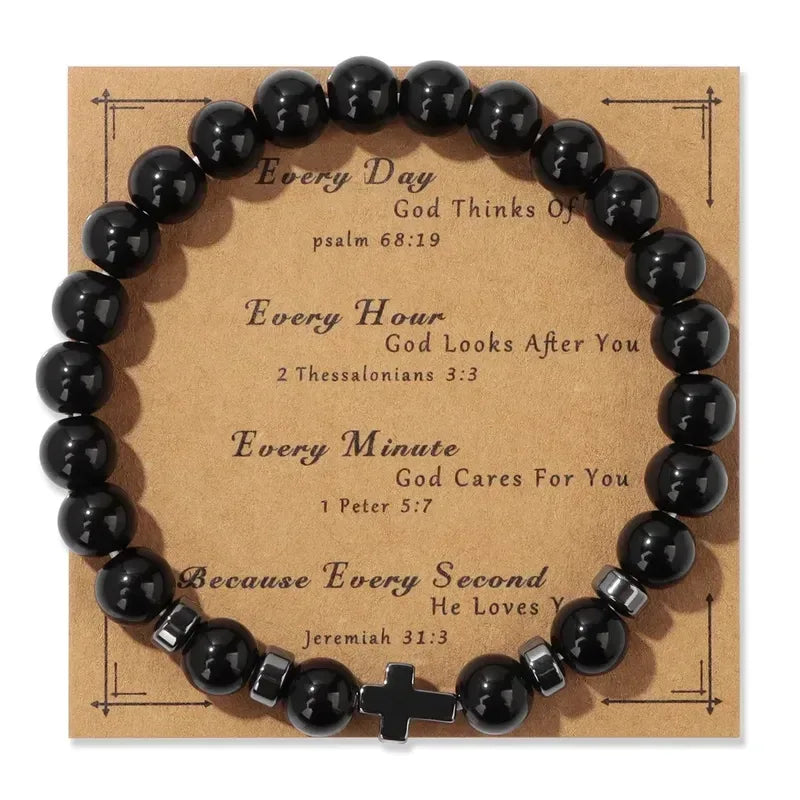 Natural Stone Bracelet 19cm - Unique Gemstone Jewelry - Jewelry