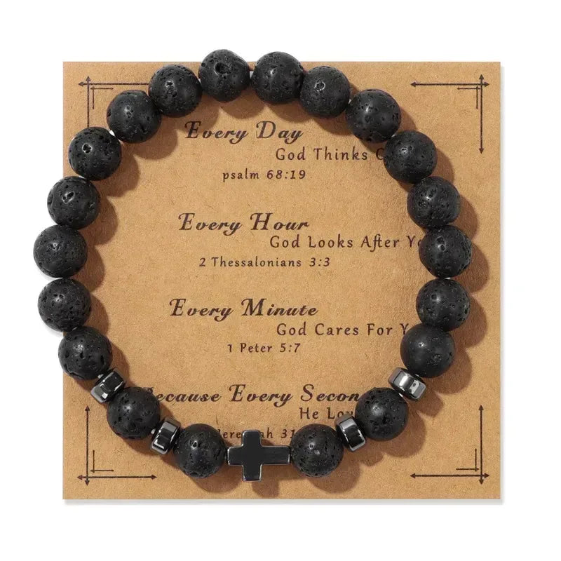 Natural Stone Bracelet 19cm - Unique Gemstone Jewelry - Jewelry