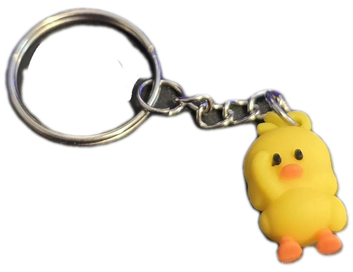 Cute Yellow Duck Keychain - Adorable Charm - Accessories