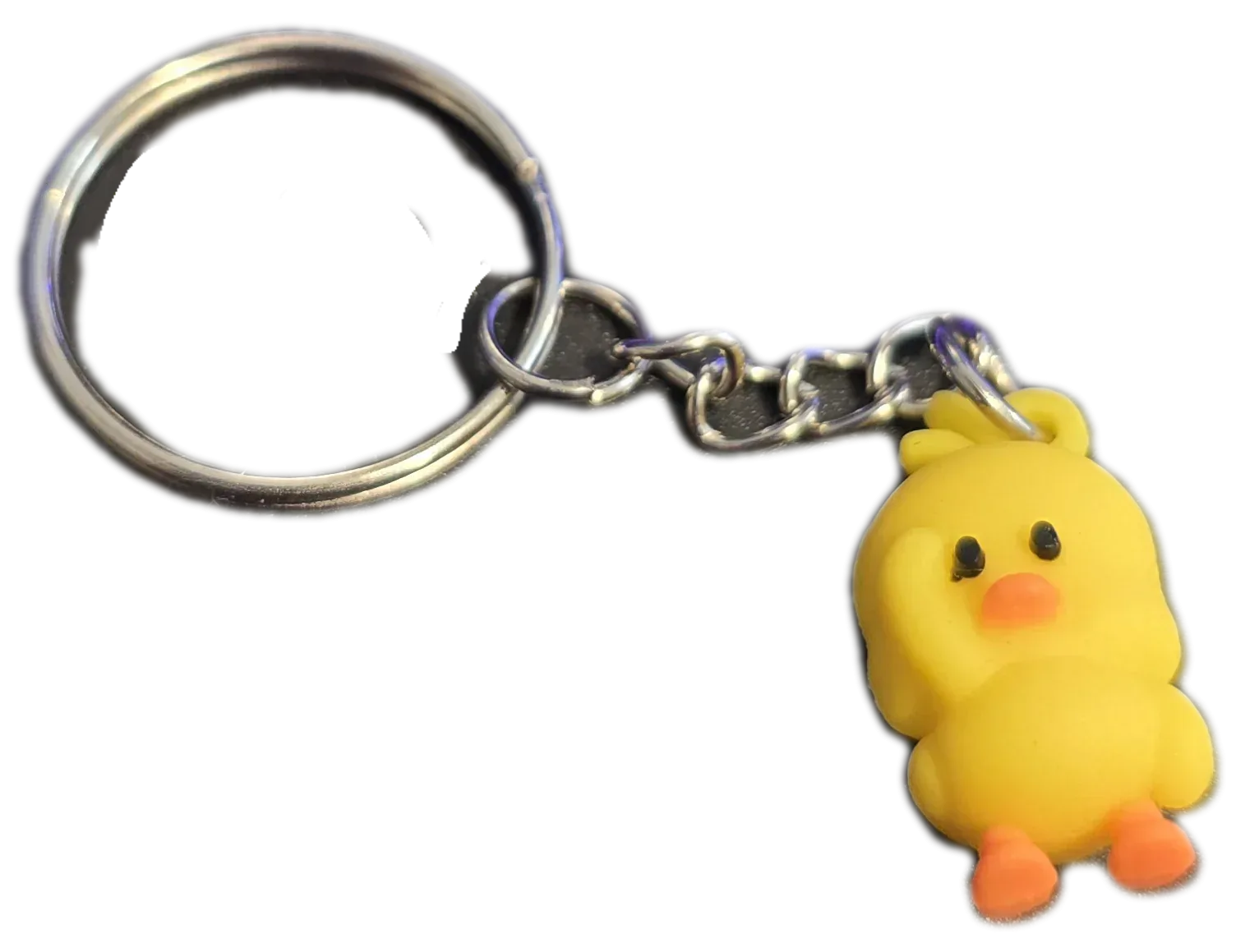 Cute Yellow Duck Keychain - Adorable Charm - Accessories