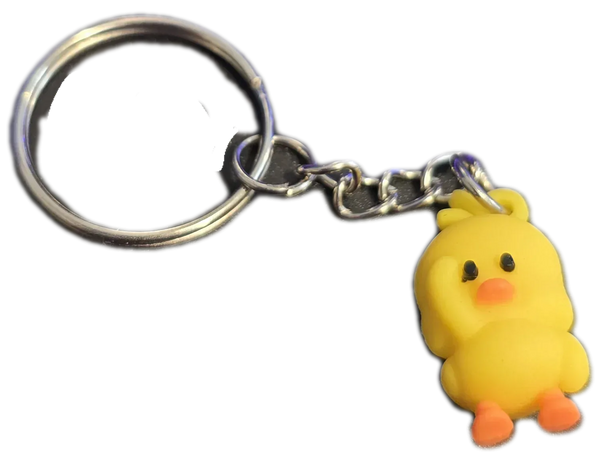 Cute Yellow Duck Keychain - Adorable Charm - Accessories