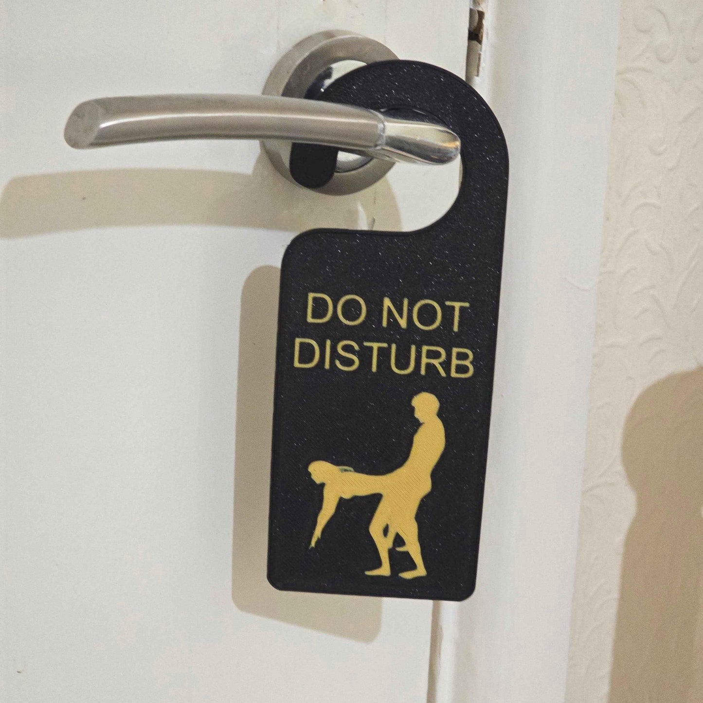 Grown Up Do Not Disturb Sign - Unique 3D-Printed Design for Privacy - Home Decor
