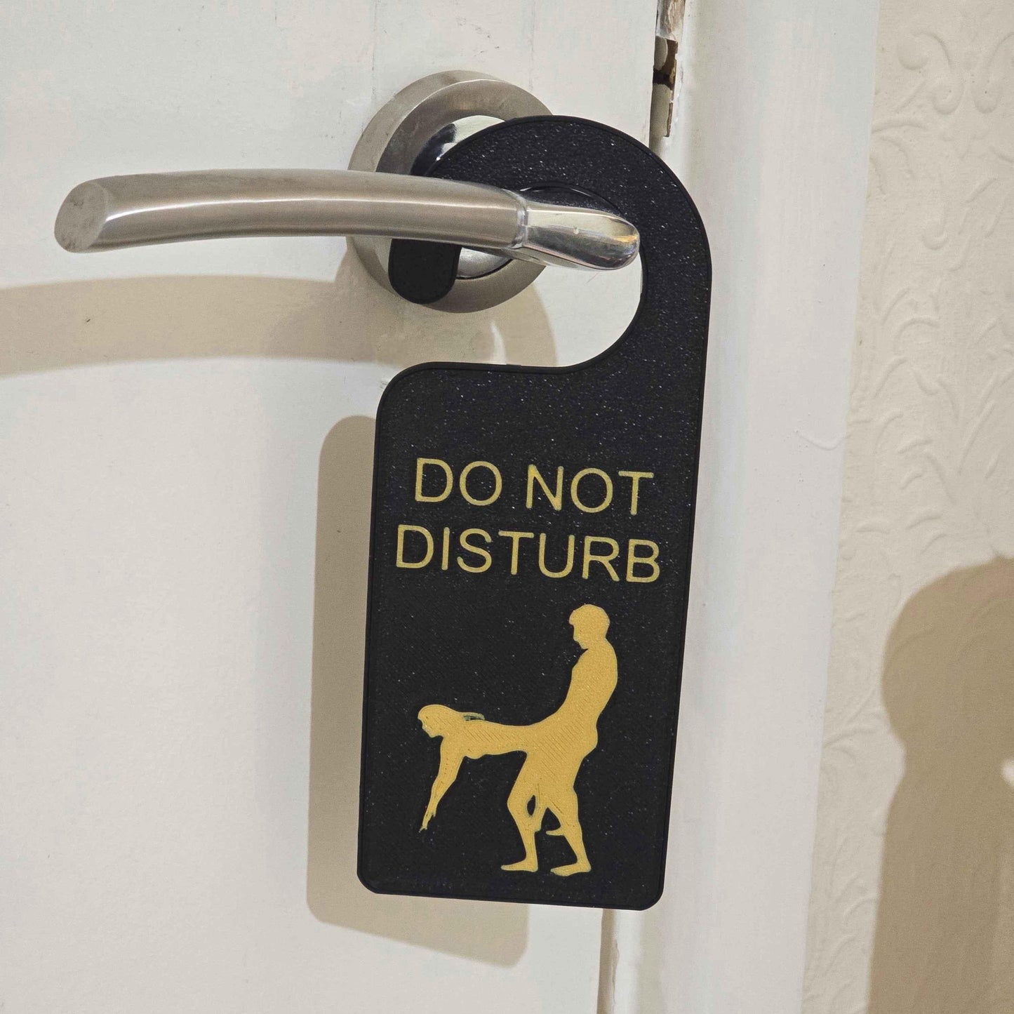 Grown Up Do Not Disturb Sign - Unique 3D-Printed Design for Privacy - Home Decor