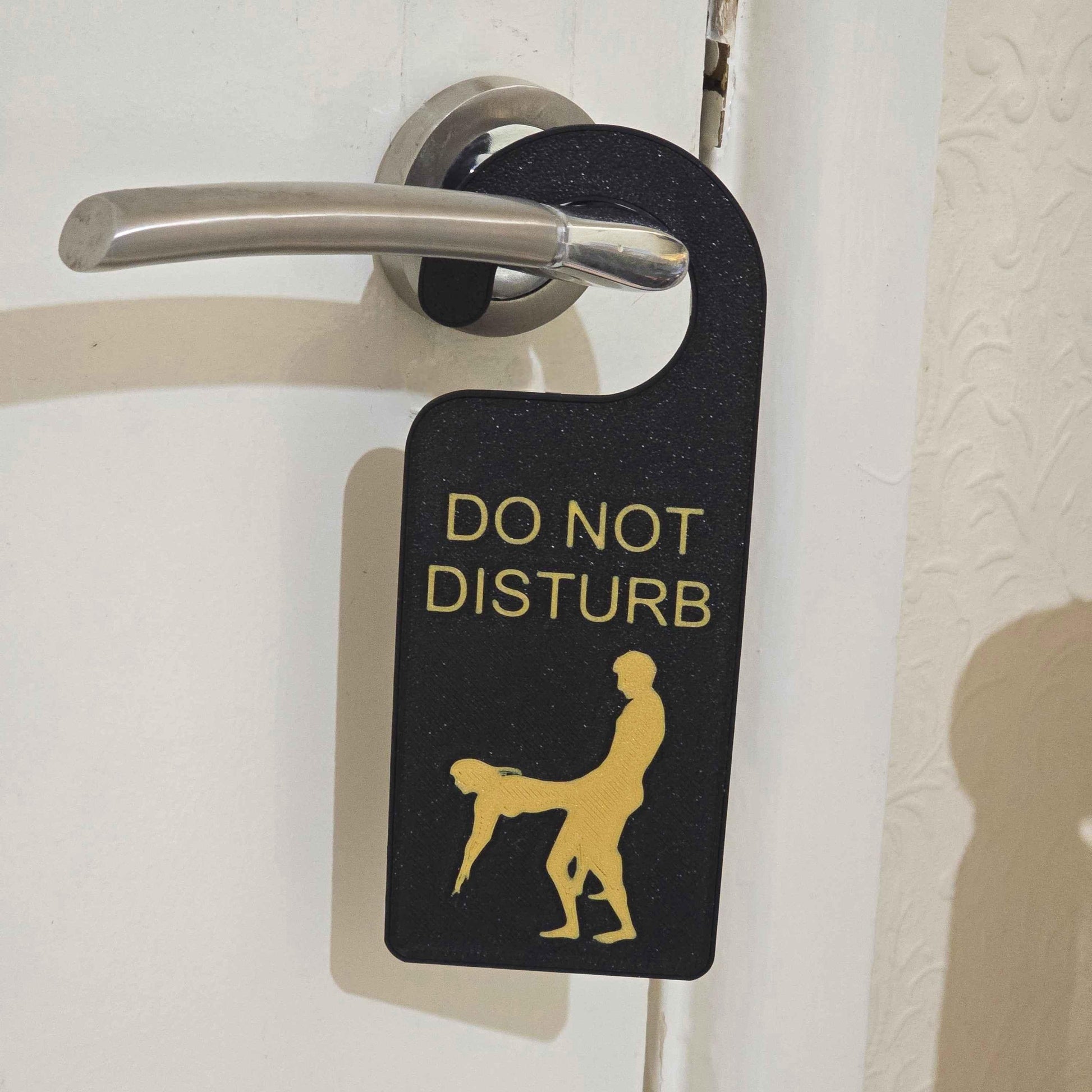 Grown Up Do Not Disturb Sign - Unique 3D-Printed Design for Privacy - Home Decor