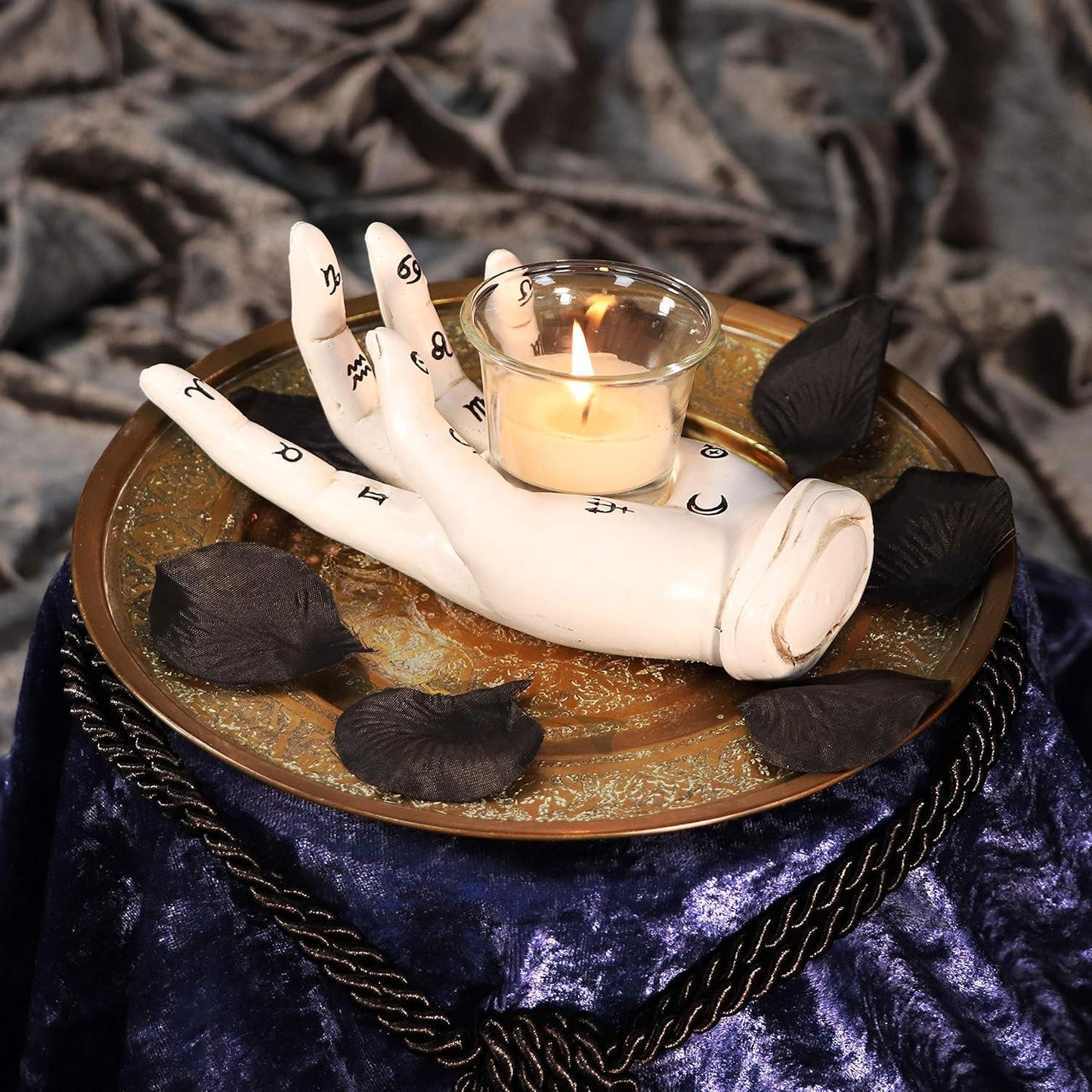 Palmist's Prediction Chiromancy Hand Candle Holder | Gothic Decor