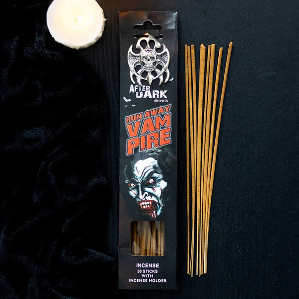 Run Away Vampire Sandalwood Incense Gift Set | Gothic Home Fragrance