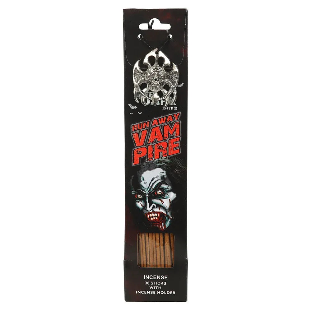 Run Away Vampire Sandalwood Incense Gift Set | Gothic Home Fragrance