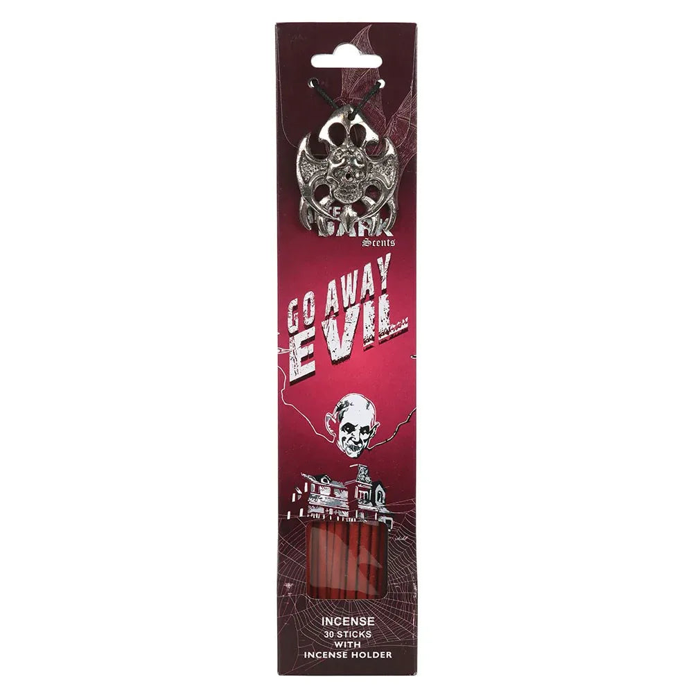 Go Away Evil Rose Incense Sticks with Holder