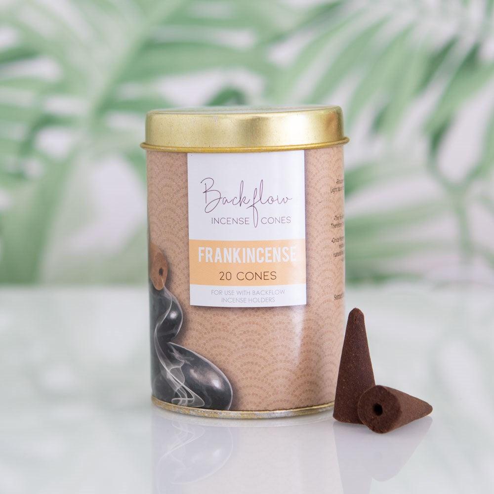 Elements Frankincense Jumbo Backflow Cones (Tin of 20)