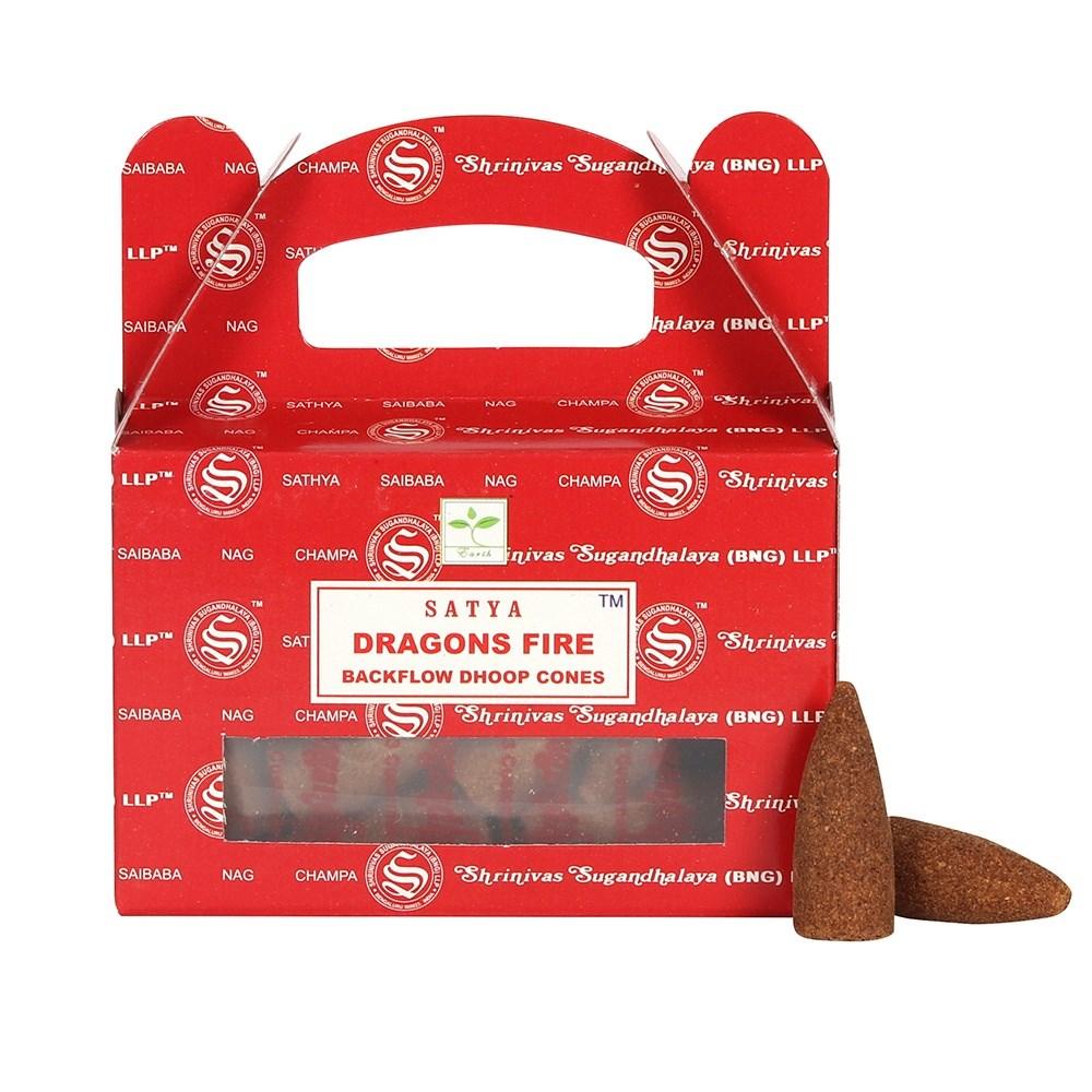 Dragons Fire Backflow Dhoop Cones by Satya