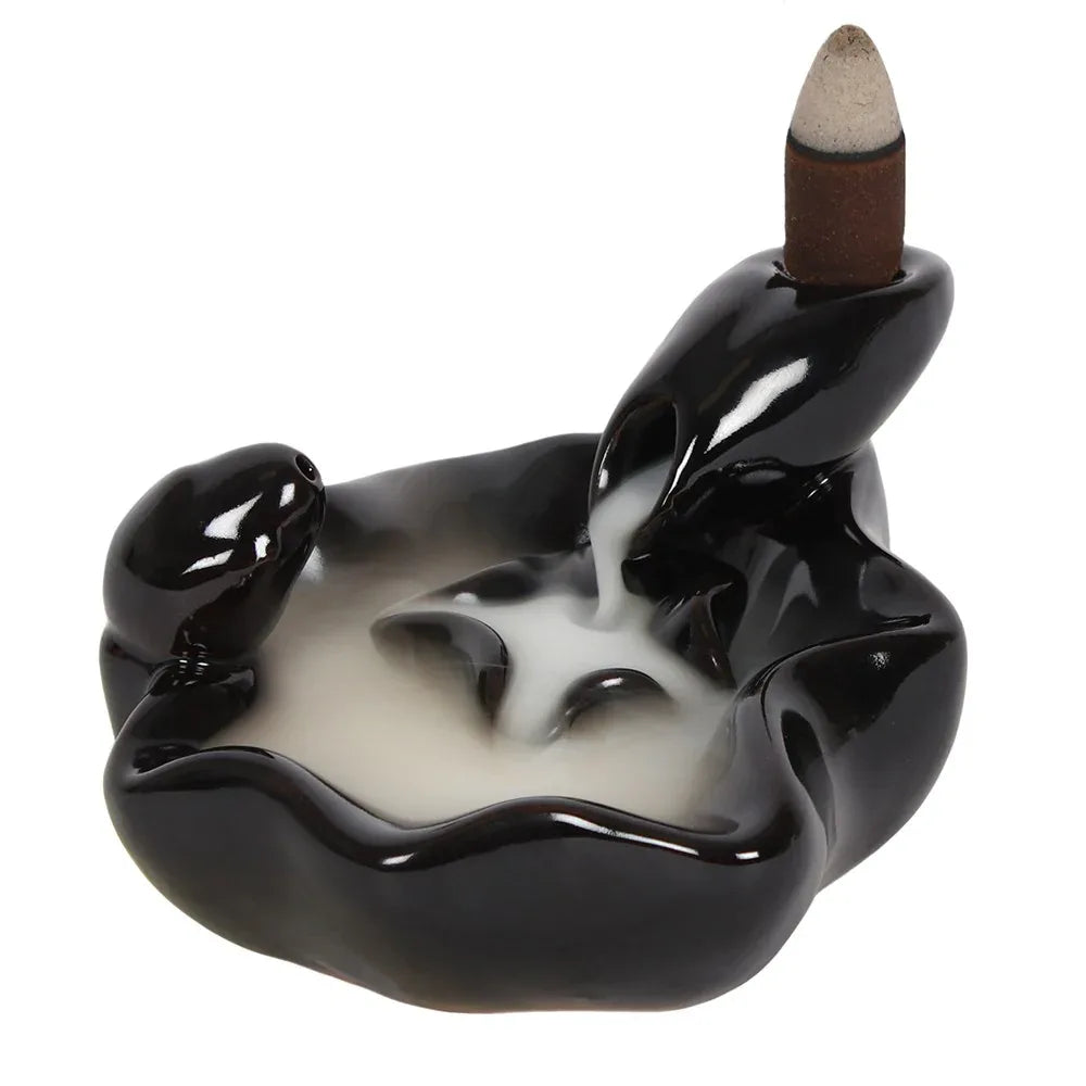 Pool to Pool Backflow Incense Burner | Smoke Waterfall Ceramic Decor