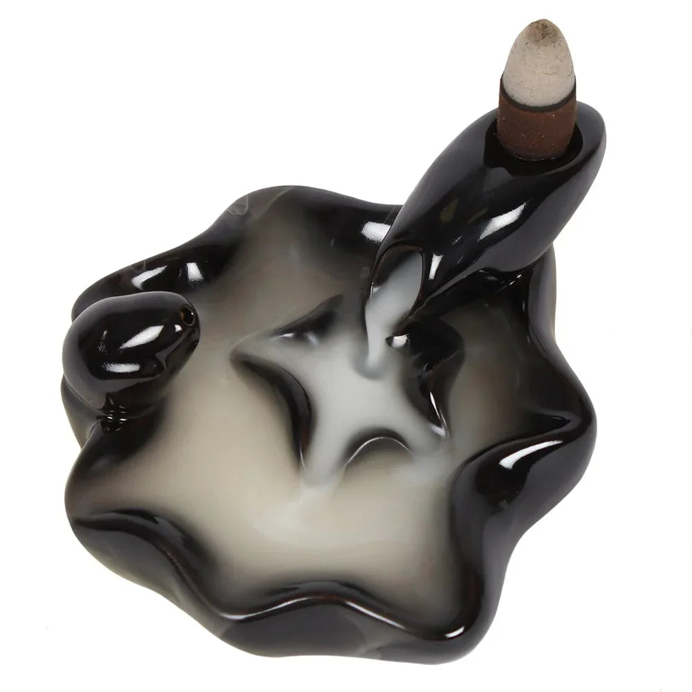 Pool to Pool Backflow Incense Burner | Smoke Waterfall Ceramic Decor
