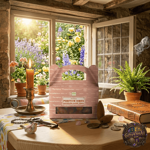 Positive Vibes Backflow Dhoop Incense Cones by Satya