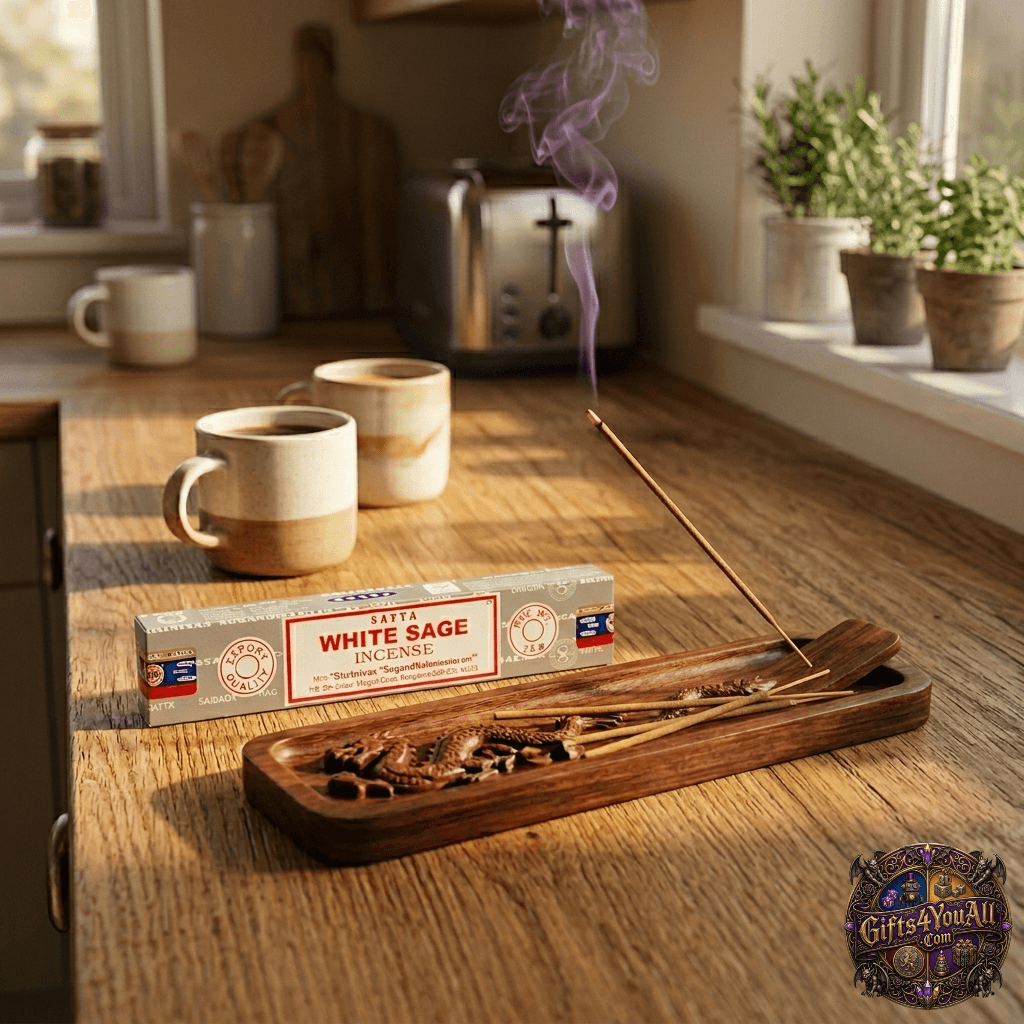 White Sage Incense Sticks by Satya (15g)