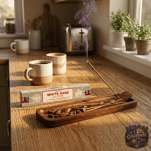 White Sage Incense Sticks by Satya (15g)