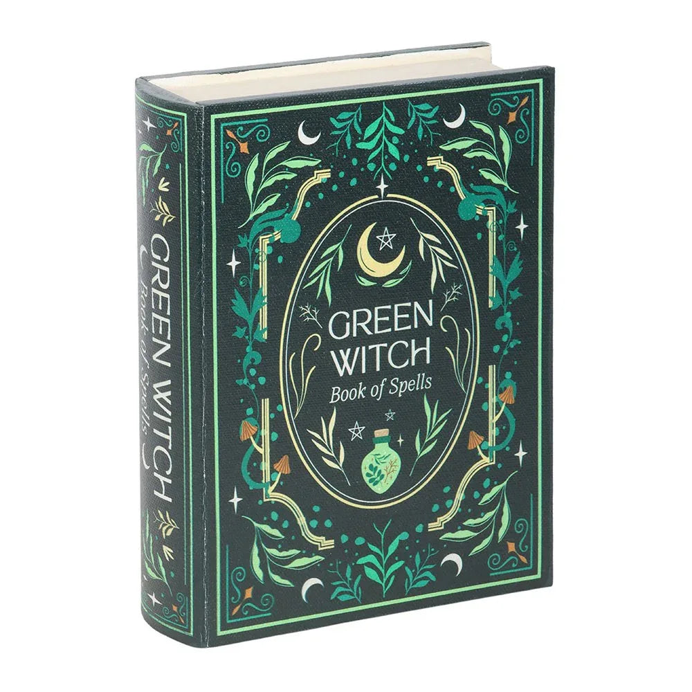 Green Witch Grimoire Storage Box Side View