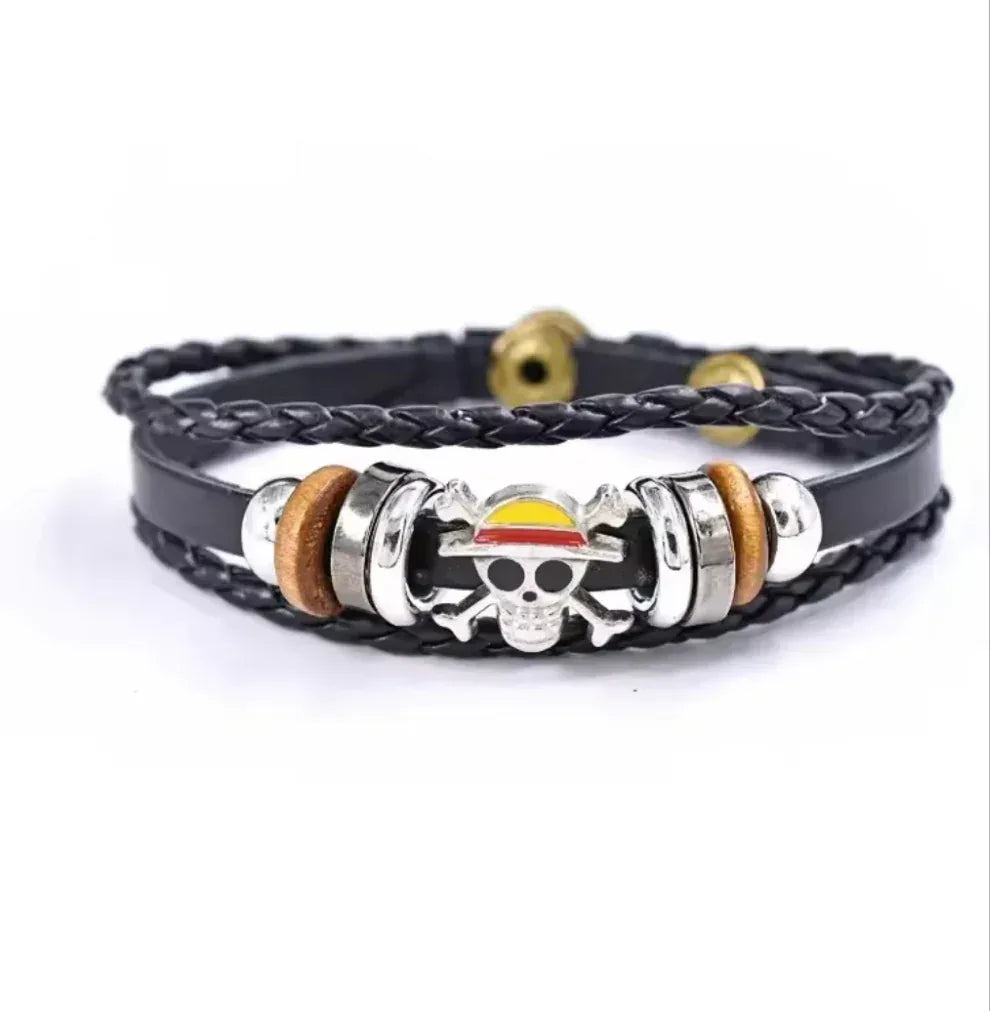 Pirate One Piece Bracelet 23cm - Vegan Leather - Bags & Accessories