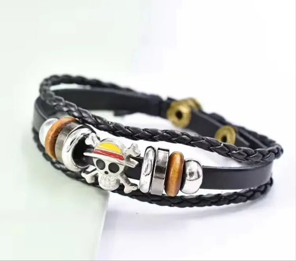 Pirate One Piece Bracelet 23cm - Vegan Leather - Bags & Accessories