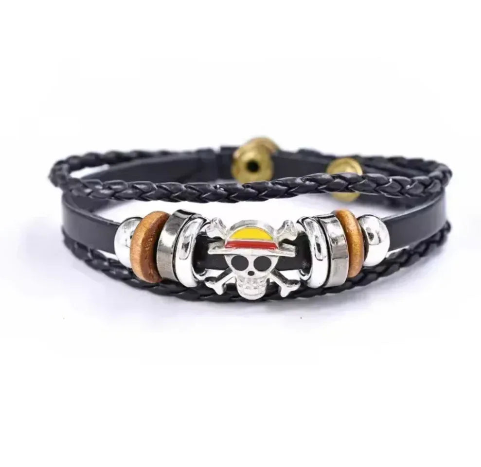 Pirate One Piece Bracelet 23cm - Vegan Leather - Bags & Accessories