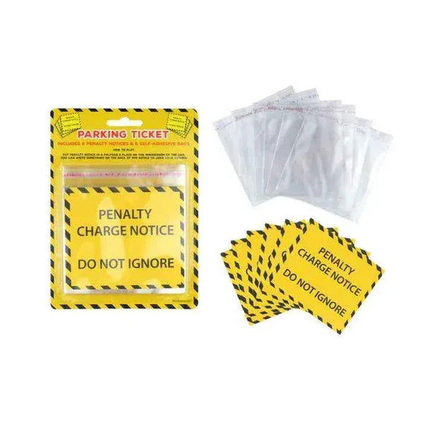 Fake Parking Tickets Prank - Realistic 6 Ticket Set - 