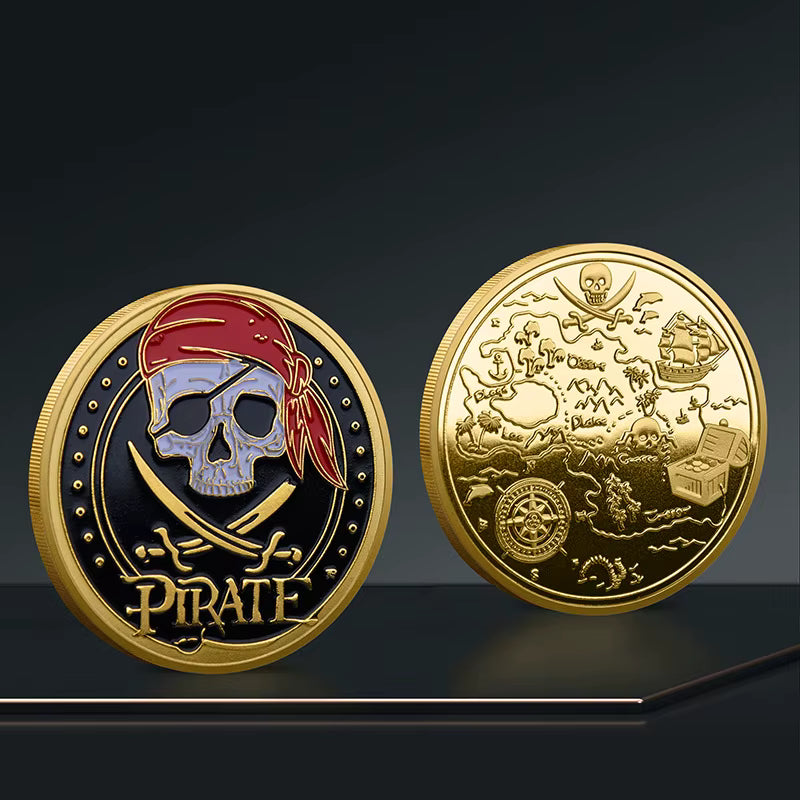 Pirate Challenge Coin | Collector's Commemorative Souvenir Coin