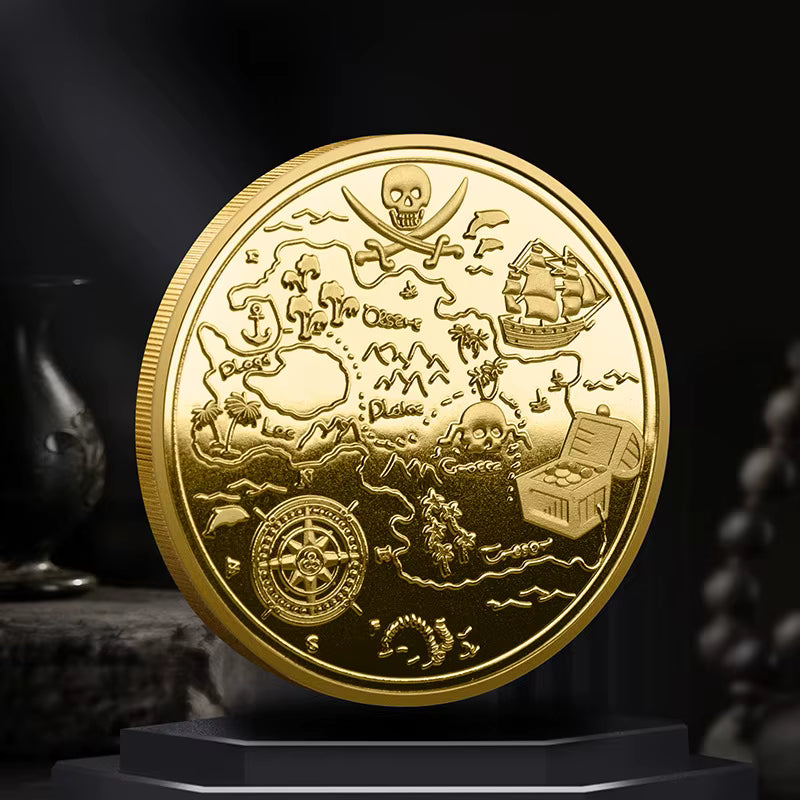 Pirate Challenge Coin | Collector's Commemorative Souvenir Coin