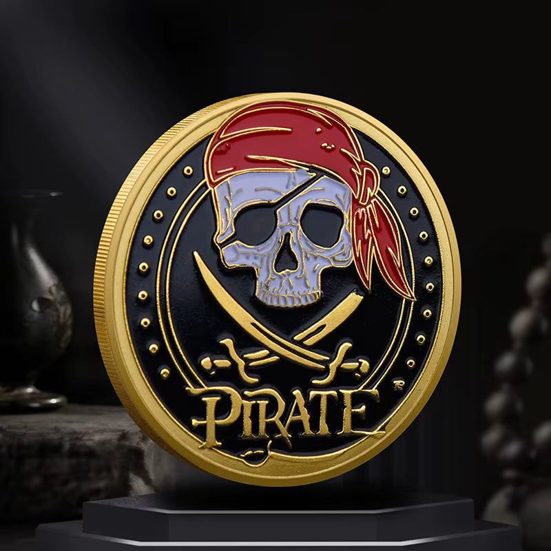 Pirate Challenge Coin | Collector's Commemorative Souvenir Coin