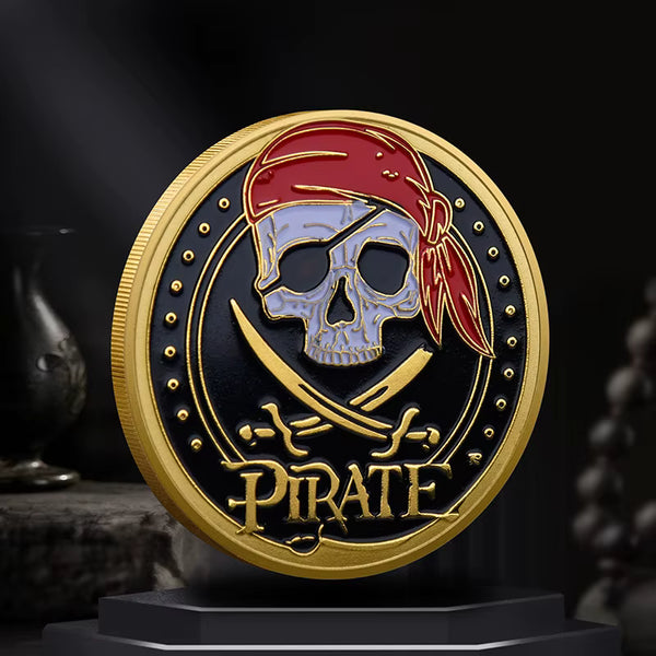 Pirate Challenge Coin | Collector's Commemorative Souvenir Coin