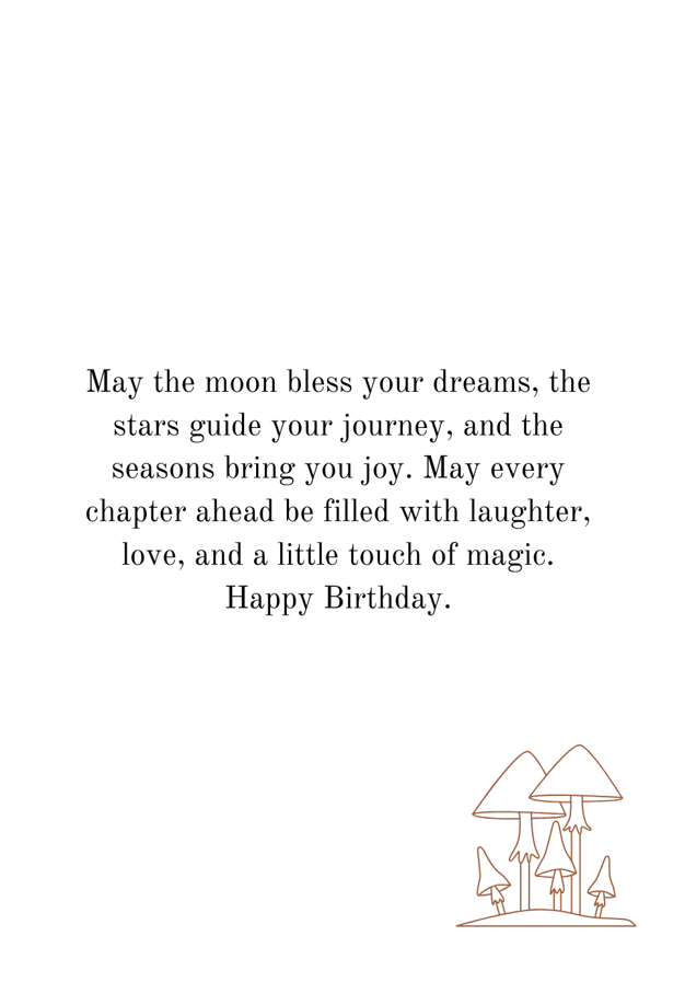 On Your Birthday May You Always Choose Joy – Pagan Adventure Birthday Card