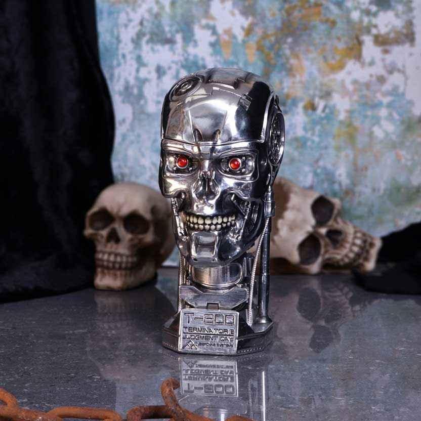 Terminator 2 Collectible Display Piece - 21cm Head Box - Figurines & Collectibles