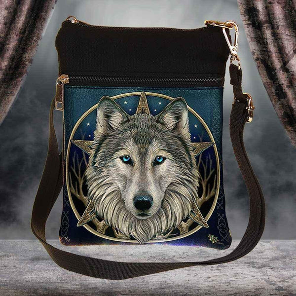 Wild One Fantasy Wolf Bag by Lisa Parker - Unique Design - 