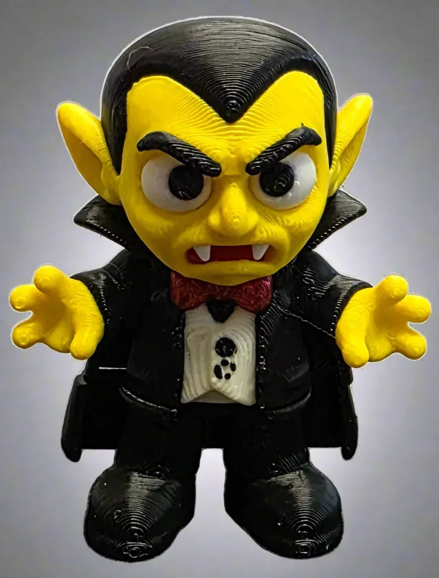 Mini Dracula 3D-Printed Creature - Unique 5cm Figurine - 