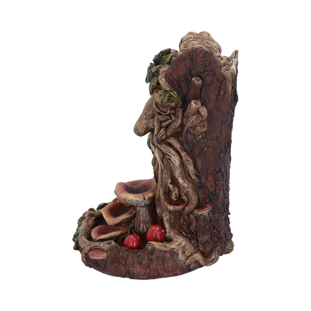 The Wisest Dryad Green Man Backflow Incense Burner | Pagan Gothic Decor