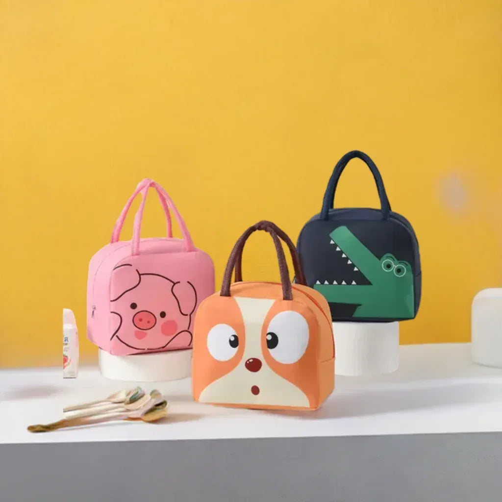 Cute Cartoon Lunch Bag - Insulated Fresh-Keeping Lunch Box - Accessories