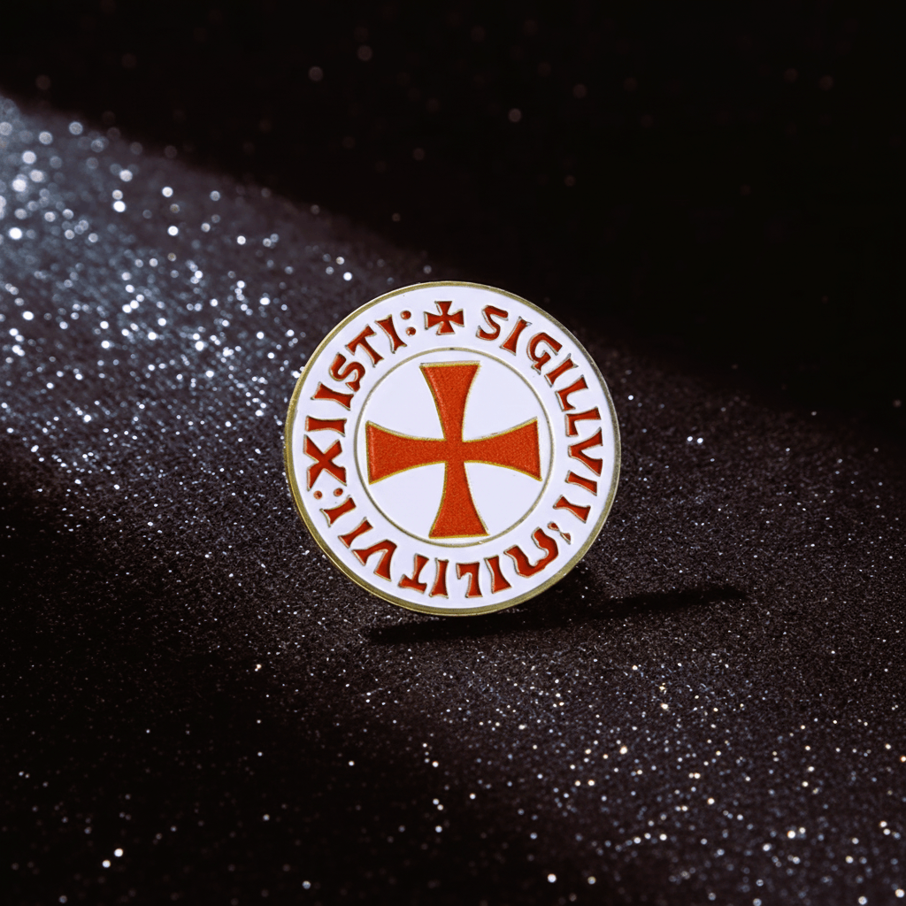Knights Templar Commemorative Coin – Antique Silver Challenge Coin