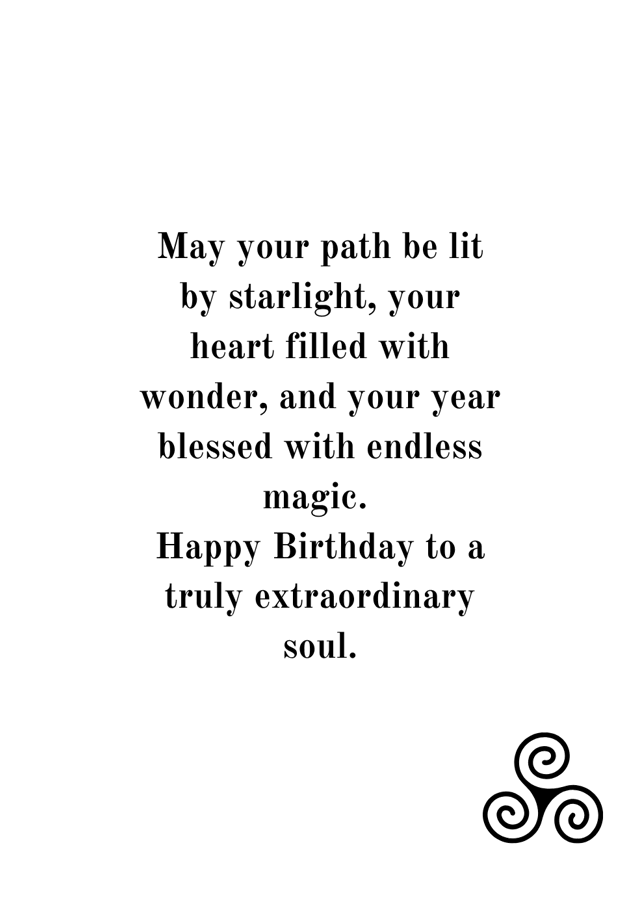 Happy Birthday May Your Day Be as Wonderful as You Are – Pagan Raven Birthday Card