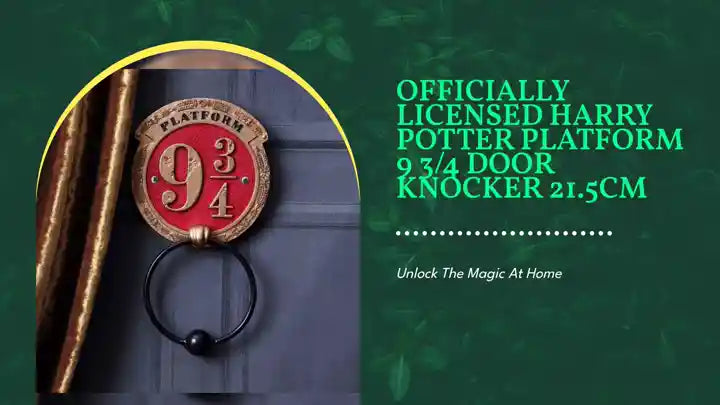 Officially Licensed Harry Potter Platform 9 3/4 Door Knocker 21.5cm by@Outfy