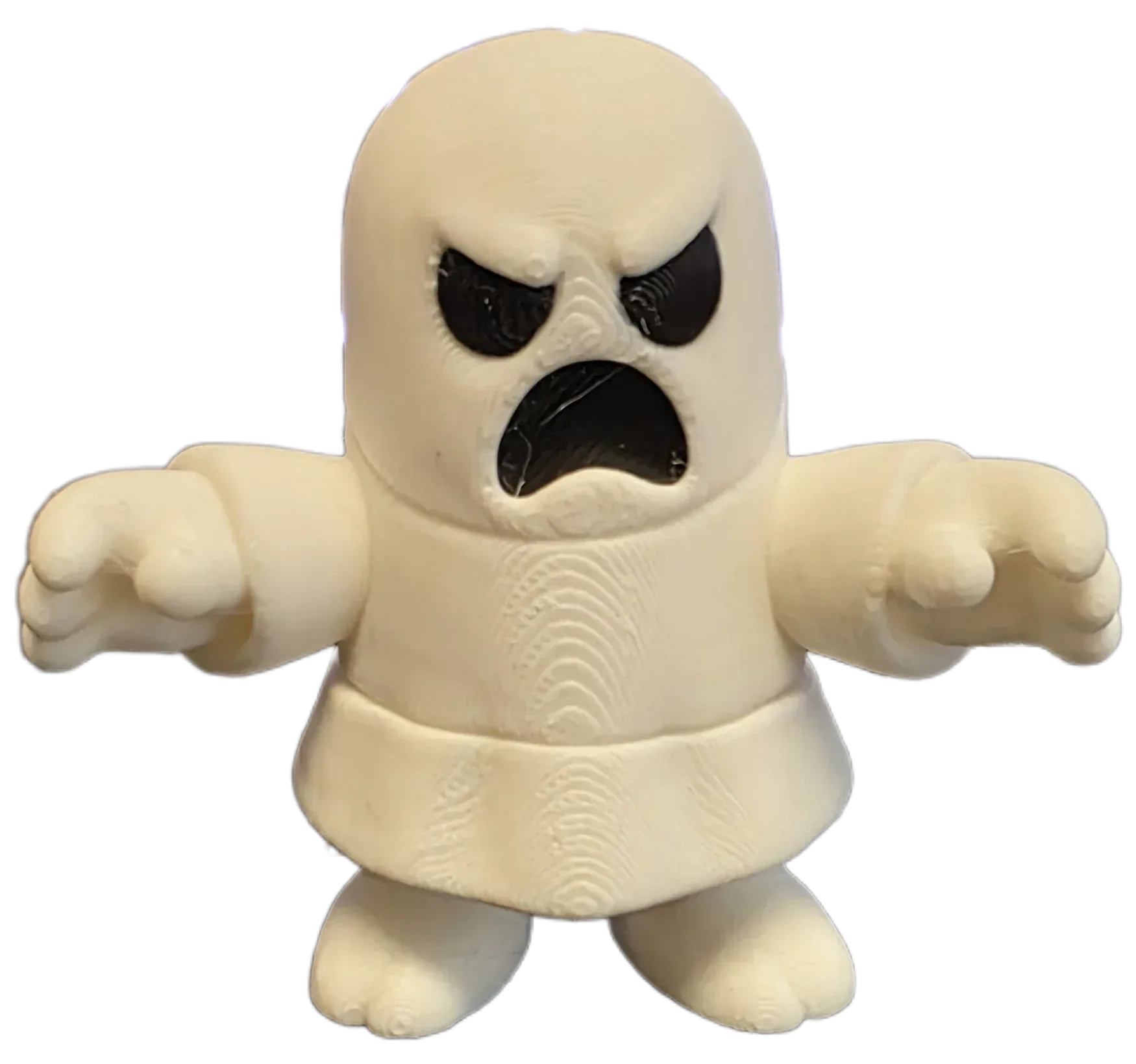 Mini 3D printed Ghost Figure - 5cm Tall Collectible - 