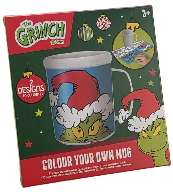 Grinch Colouring Mug - Unleash Your Creativity This Holiday - 
