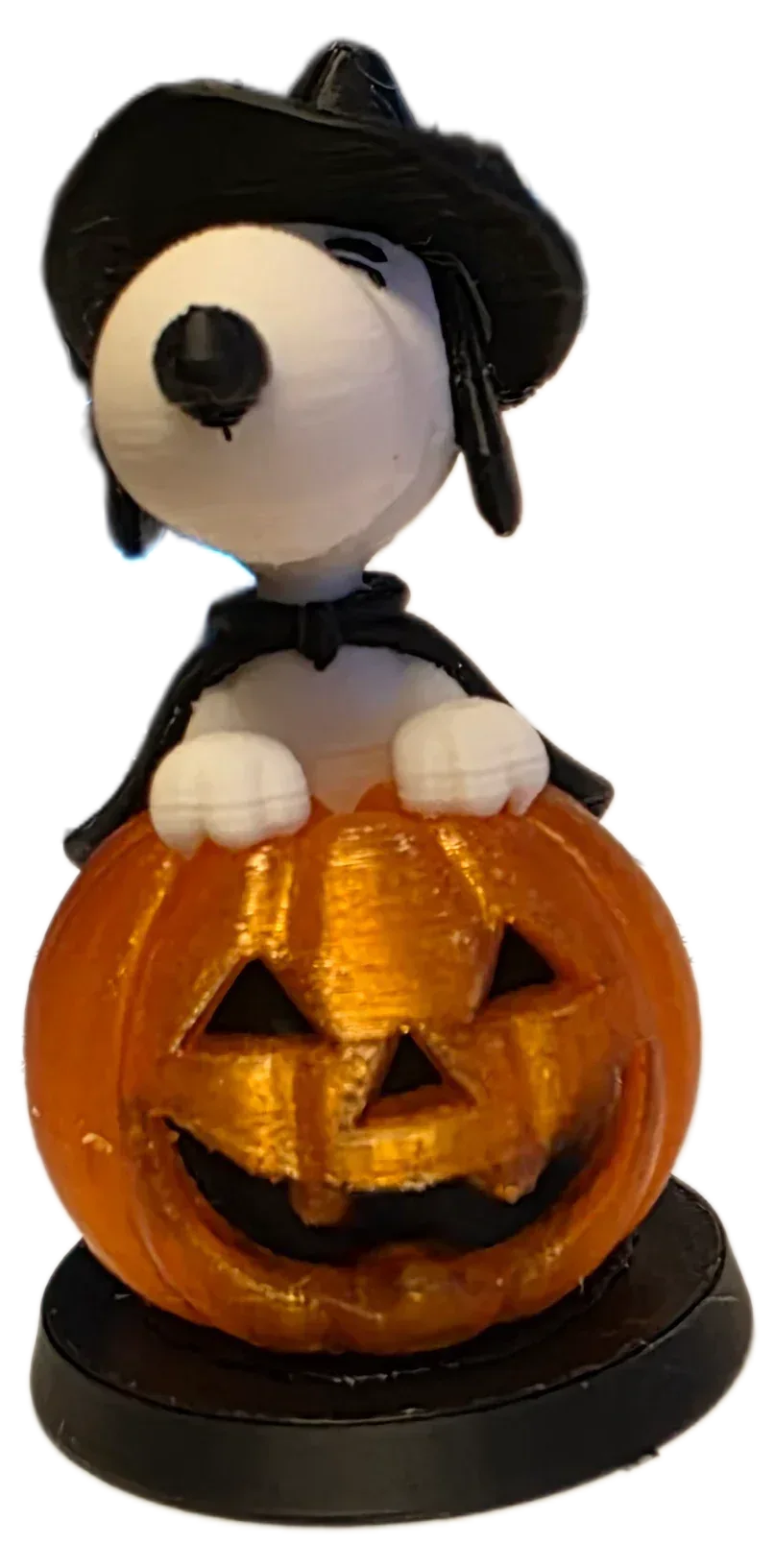 Spooky Snoopy Pumpkin 3D Print for Halloween Decor - 