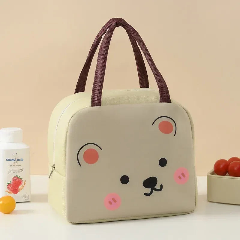 Cute Cartoon Lunch Bag - Insulated Fresh-Keeping Lunch Box - Accessories