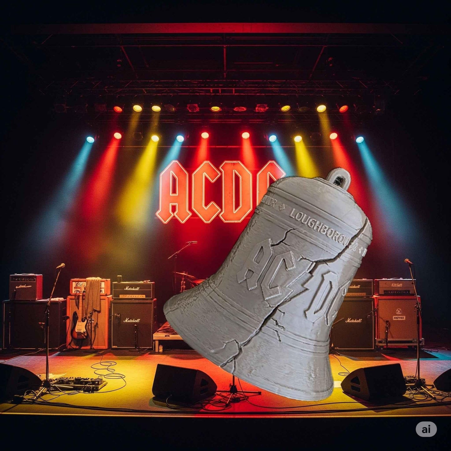 ACDC Hell's Bells 13cm - 3D-PRINTED - 