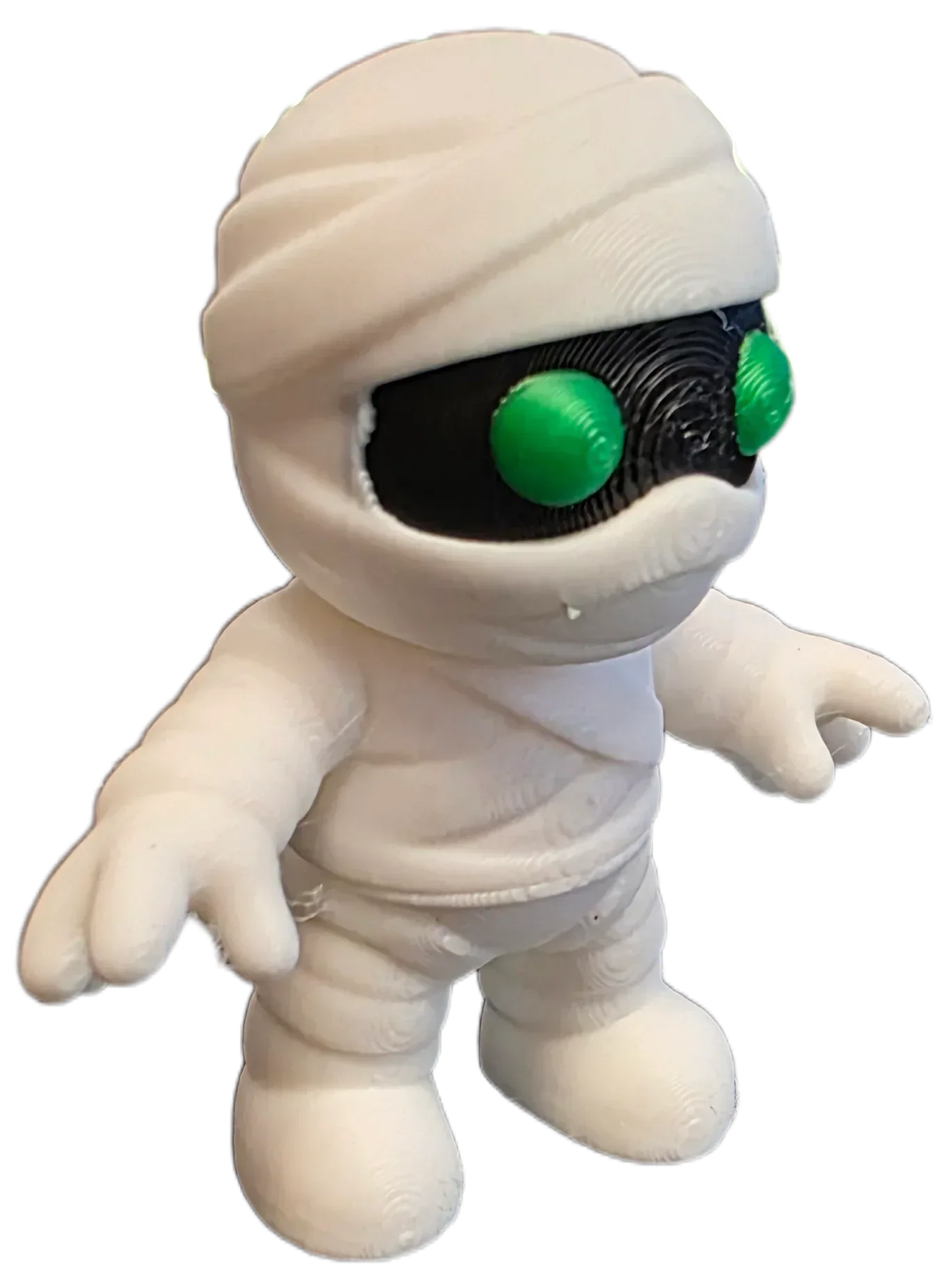 Unique Mummy 3D-Printed Mini Creature - 5cm Tall Decoration - Home Decor
