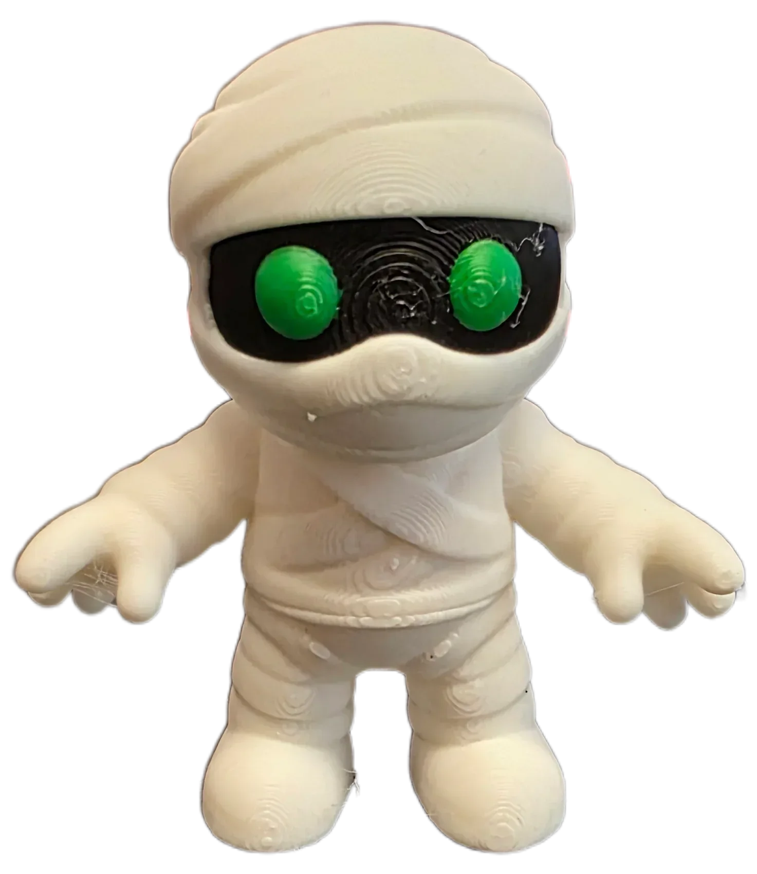 Unique Mummy 3D-Printed Mini Creature - 5cm Tall Decoration - Home Decor