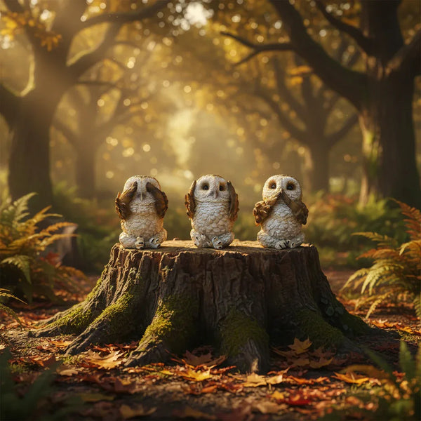 Three Wise Owls Scene