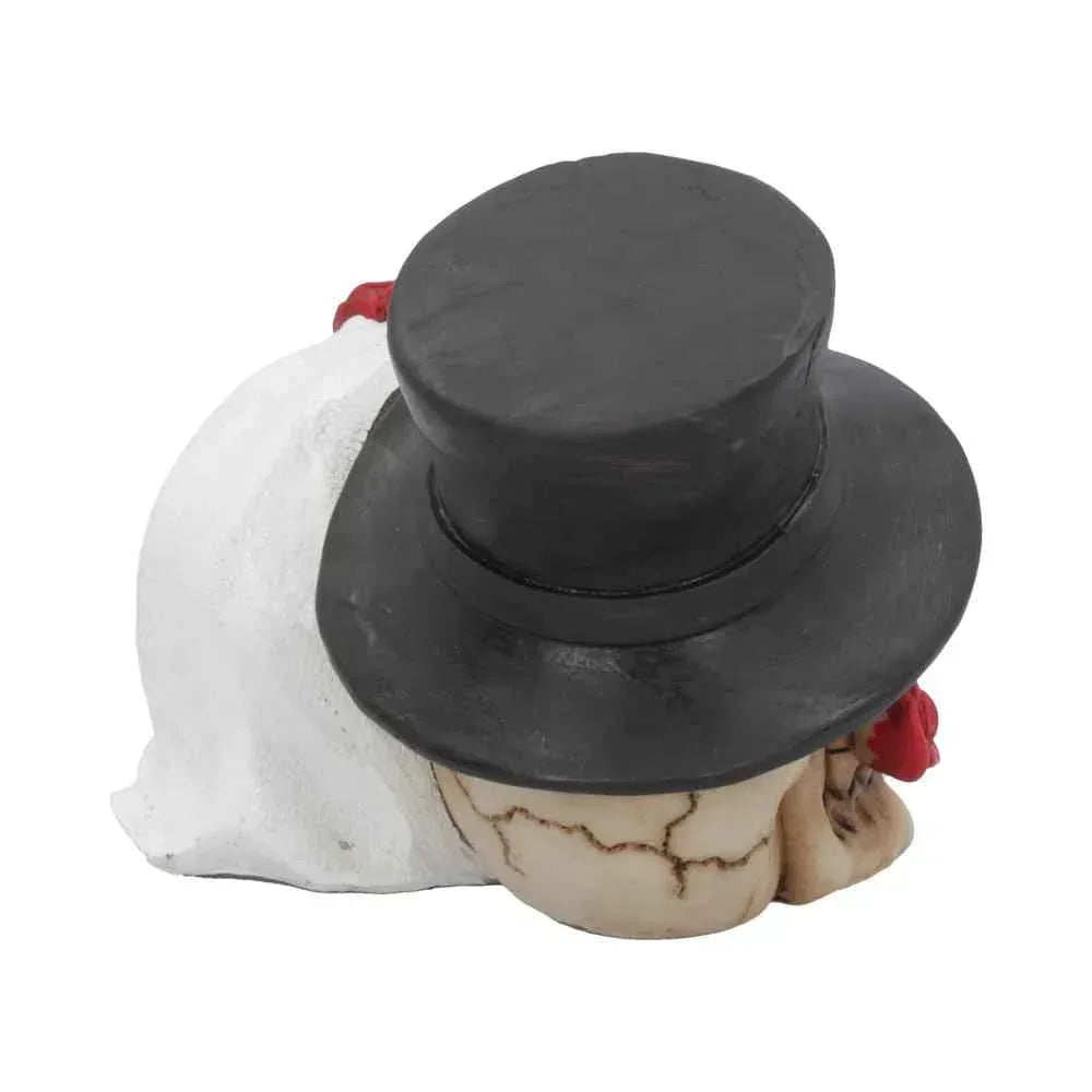 Together Forever Skull Sculpture 16cm - Gothic Romance by Nemesis Now - Home Decor
